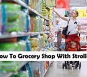 How to Grocery Shop With a Stroller
