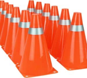 Orange traffic cones play set
