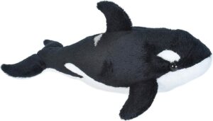 Orca whale plush toy